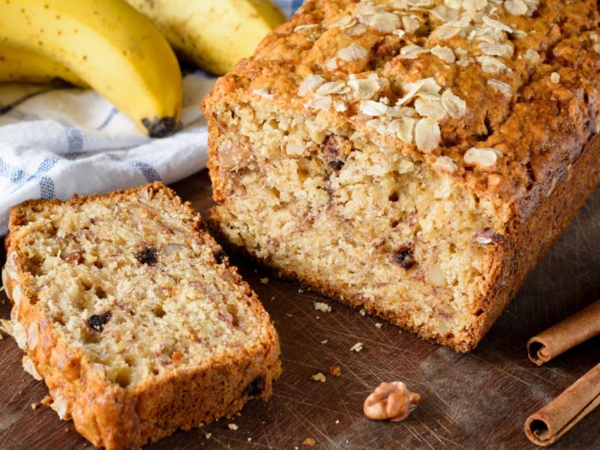 bánh chuối yến mạch