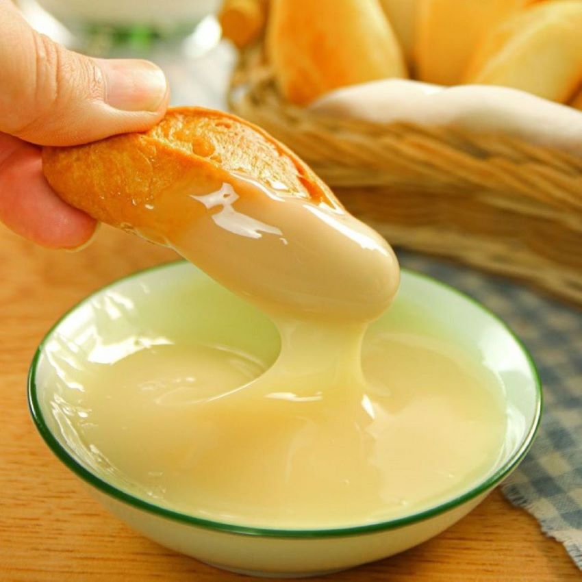 ăn bánh mì chấm sữa có béo không