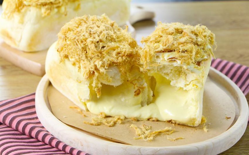 bánh mì phomai tan chảy