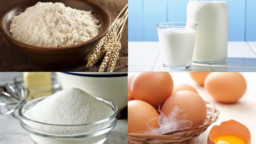 nguyên liệu làm bánh mì