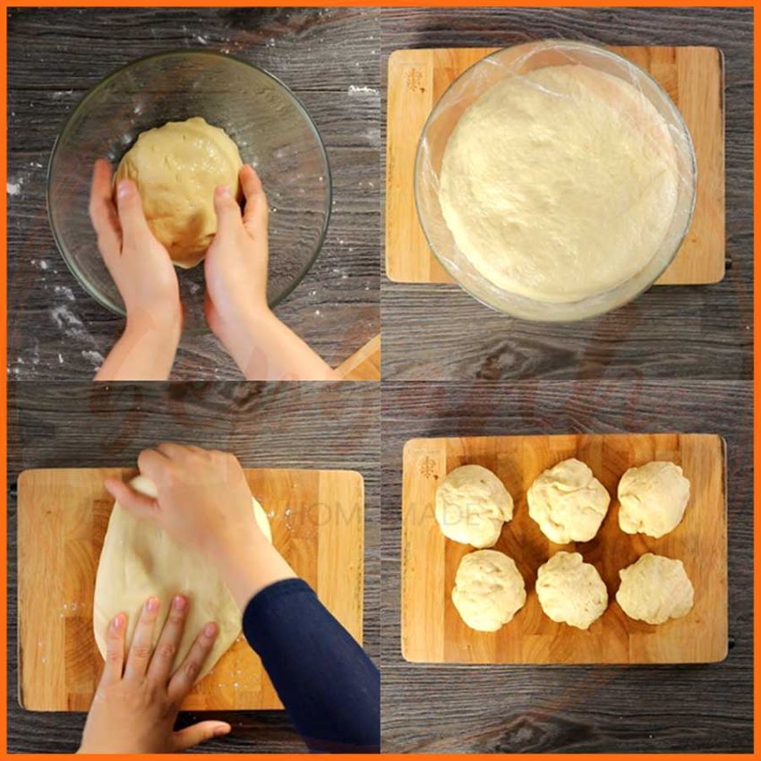 nhồi bột bánh mì cua phô mai