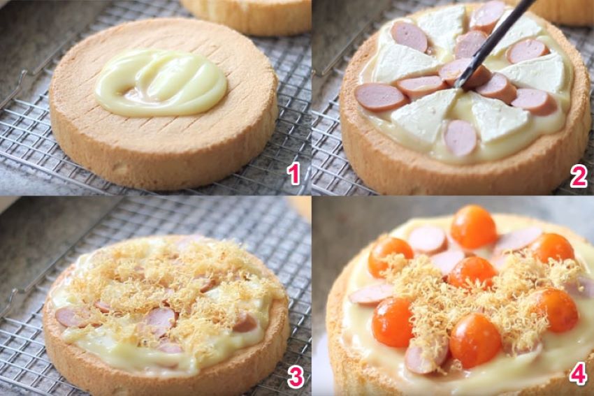 Công Thức Làm Bánh Bông Lan Trứng Muối Bằng Nồi Cơm Điện