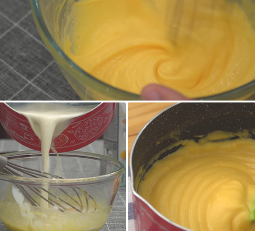 Cách Làm Bánh Donut Kem Trứng Không Cần Lò Nướng