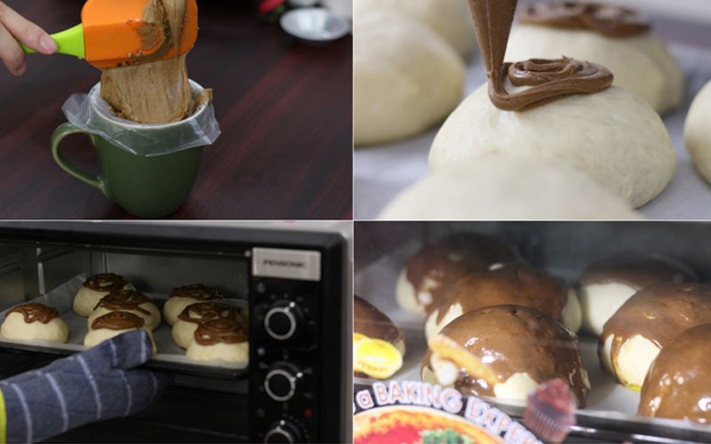 làm lớp phủ bánh