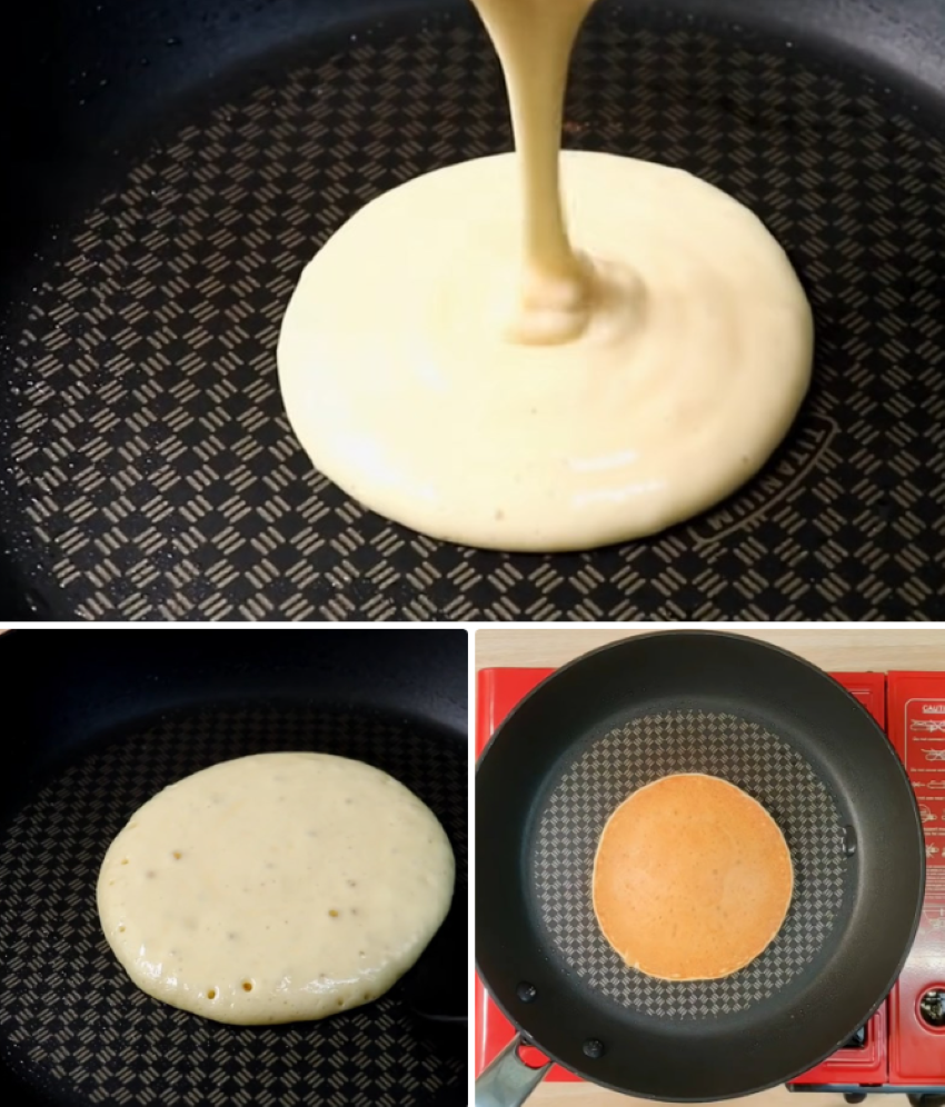 Mách Bạn Cách Làm Bánh Pancake Không Bột Nở Cực Dễ