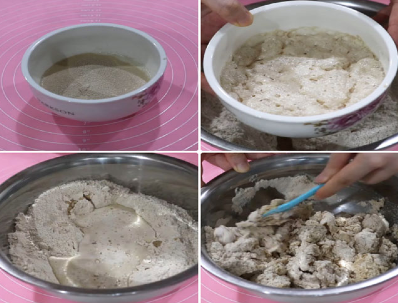 Cách Làm Bánh Bao Nguyên Cám Gà Nấm Healthy Tại Nhà