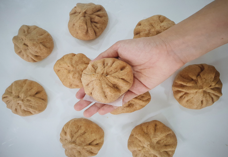 Cách Làm Bánh Bao Nguyên Cám Gà Nấm Healthy Tại Nhà