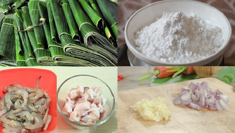 nguyên liệu làm bánh bột lọc